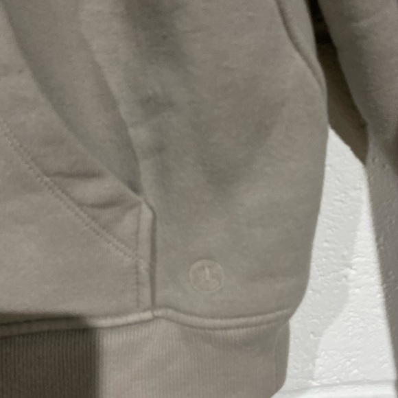 Danskin Beige Half-Zip Pullover medium - Picture 2 of 5